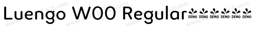 Luengo W00 Regular字体转换